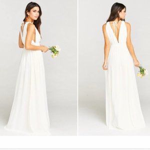 Show Me Your Mumu - Ava Maxi Dress in White